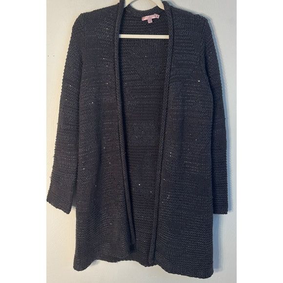Calypso St. Barth Open Front Sequin Cardigan - Size Small - Picture 1 of 7